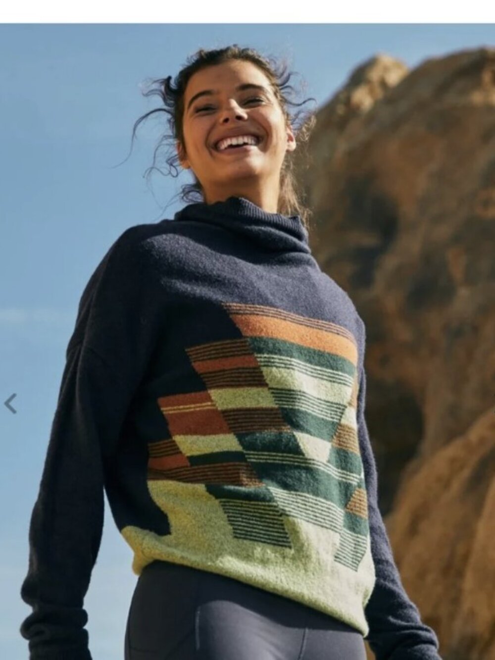 prAna Frosted Pine Sweater Size L
